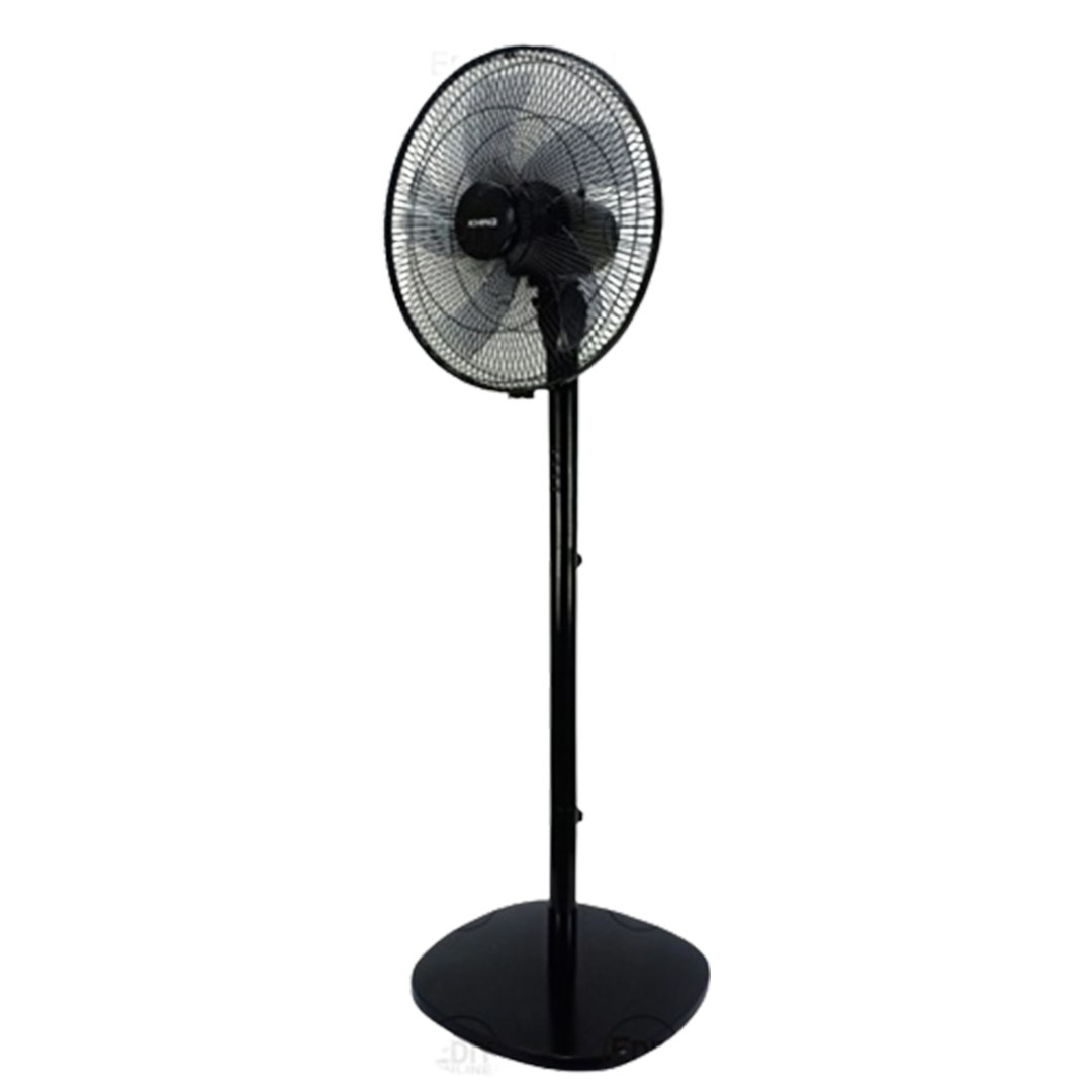 KHIND 16" Stand Fan SF1663H | 5 Blade with Strong Wind | Built-in Safety Thermal Fuse | 3 Speed Selection | High Performance Motor | Stand Fan with 1 Year General Warranty & 3 Years Motor Warranty