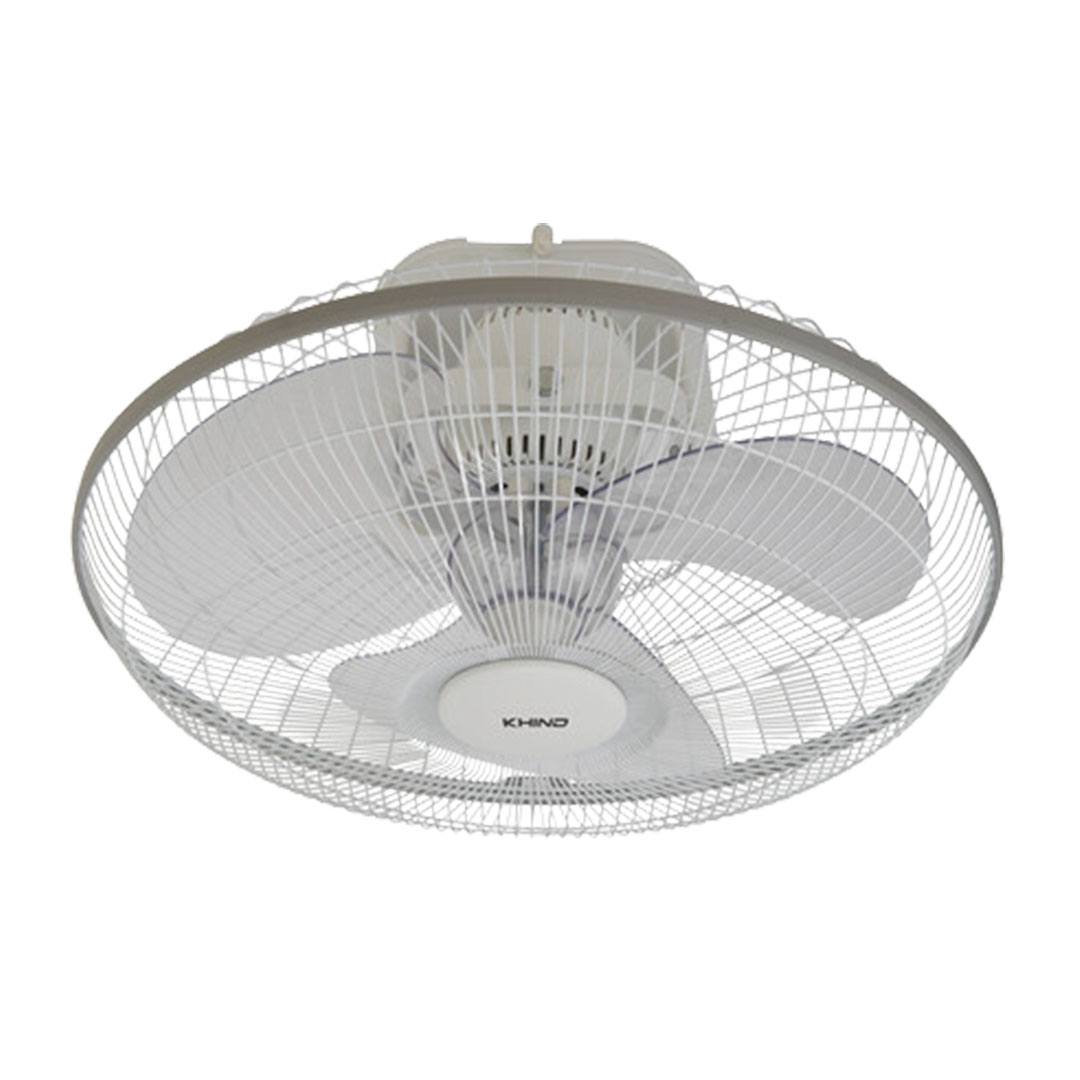 KHIND 18" Auto Fan AF1801 | 3 Speed Regulator Control | 360° Rotation for All Round Cooling | Built-in Safety Thermal Fuse | Adjustable 3 Angle Position | Auto Fan with 1 Year General Warranty & 3 Years Motor Warranty