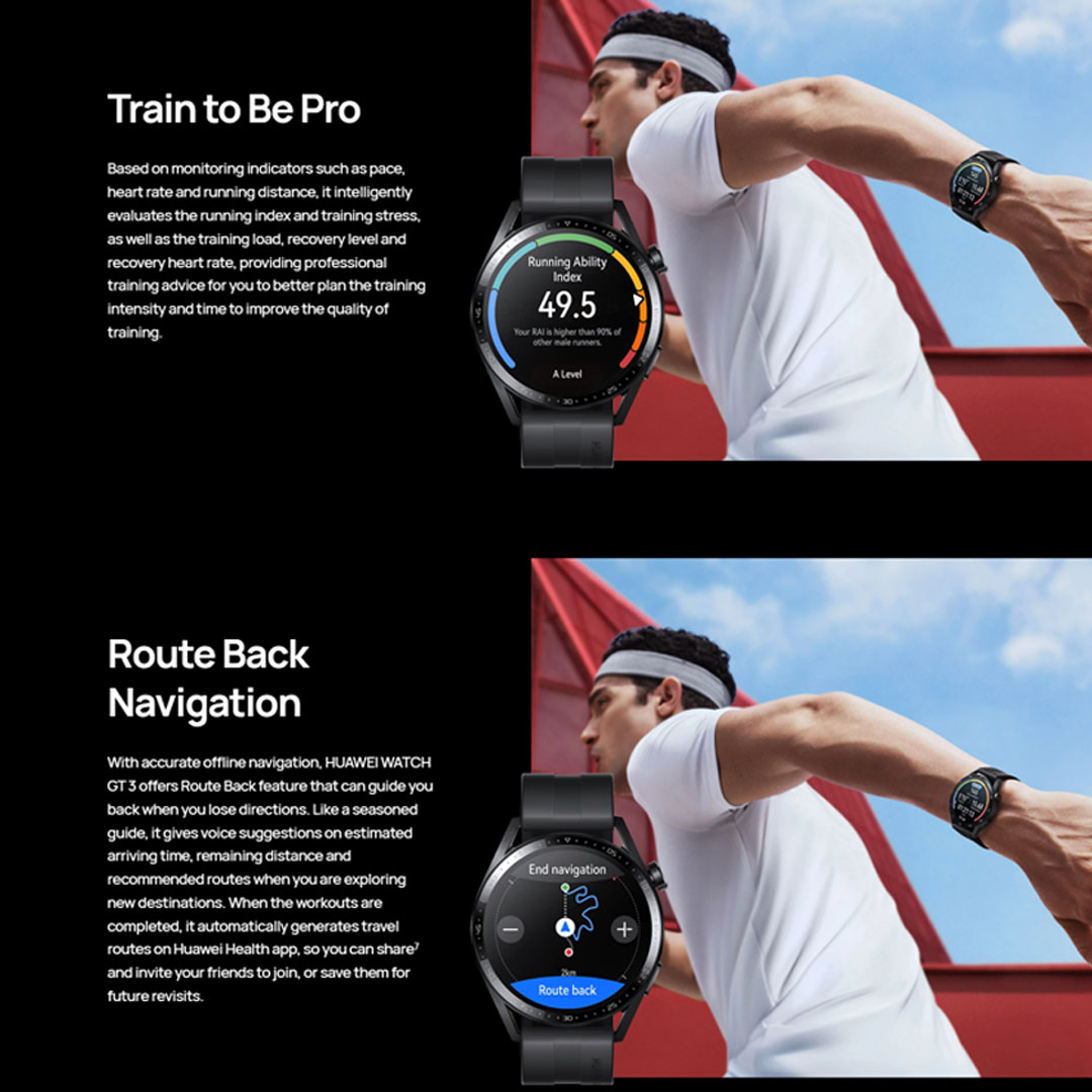 Huawei Watch GT 3 Active Edition | 42MM/46MM | Bluetooth Calling | Durable Battery Life | All-Day SpO2 Monitoring | Smart Watches with 1 Year Warranty