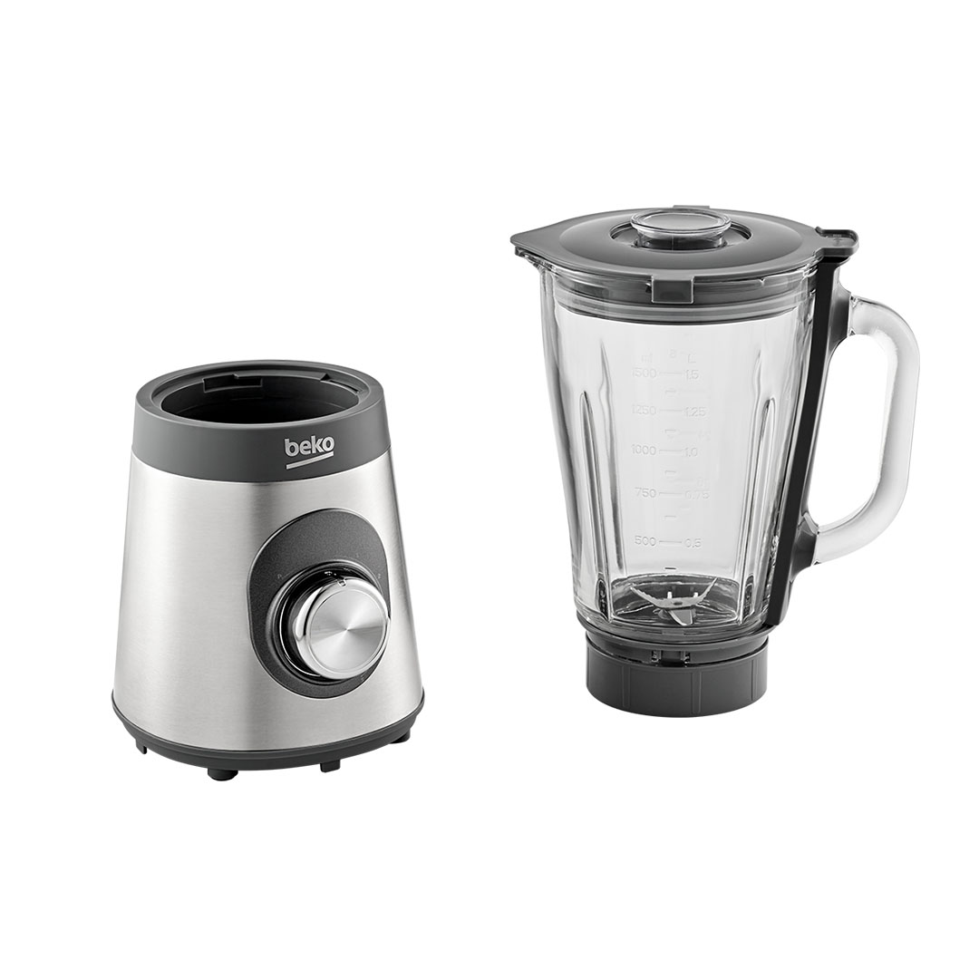 Beko 1.5L Blender TBN30848 X | Ice-crushing | AntiSlip Feet | Adjustable Speed Settings | Pulse Function | Blender with 2 Years Warranty