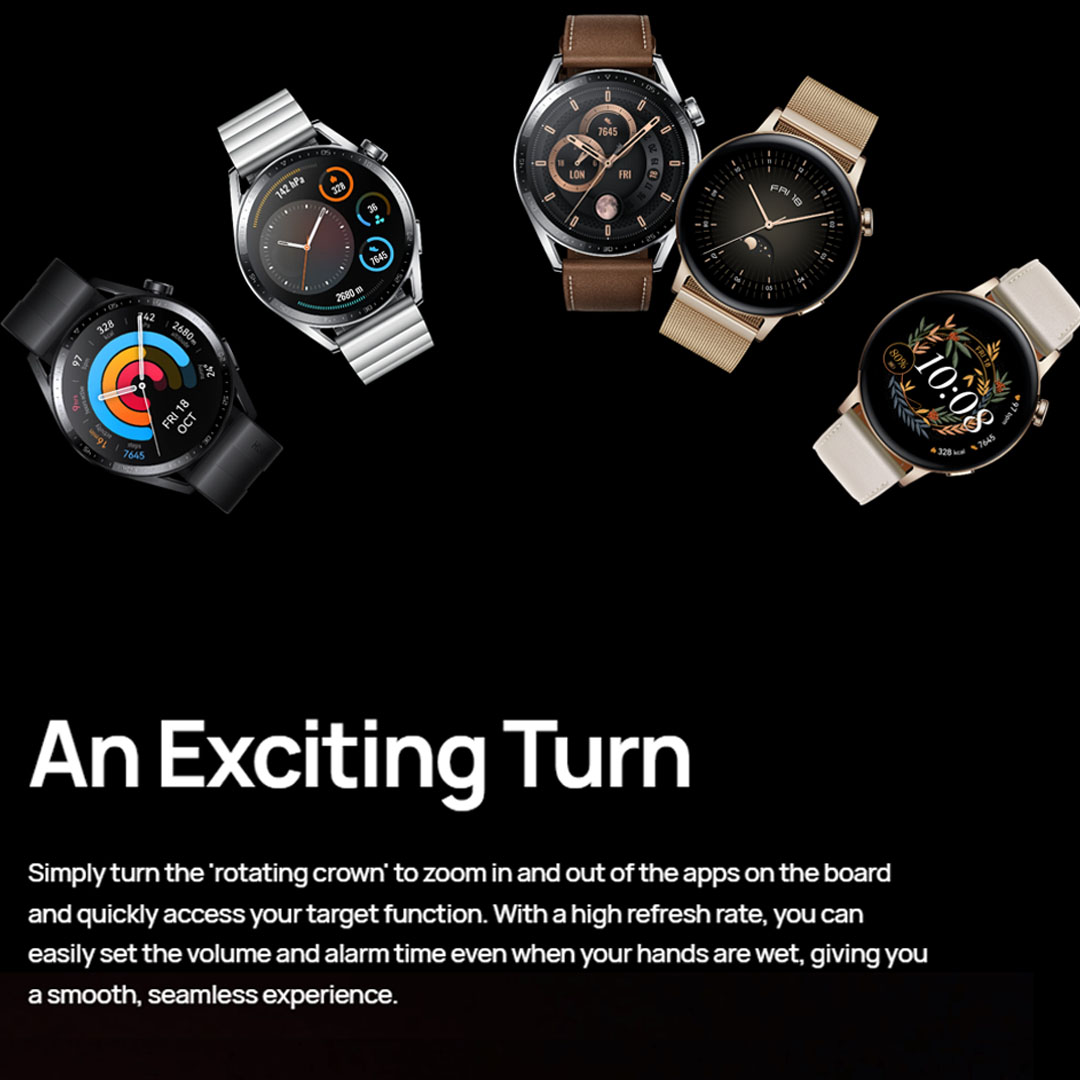 Huawei Watch GT 3 Active Edition | 42MM/46MM | Bluetooth Calling | Durable Battery Life | All-Day SpO2 Monitoring | Smart Watches with 1 Year Warranty