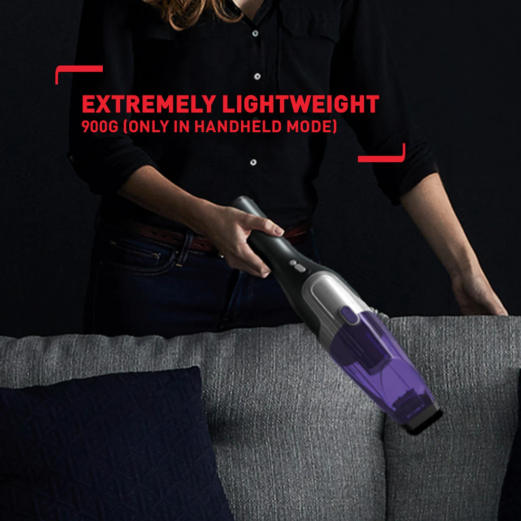 Tefal 145W XTREM Compact 2-in-1 Cordless Vacuum Cleaner Stick TY1238 | Bi-directional Flex Technology | 0.4 L (max)