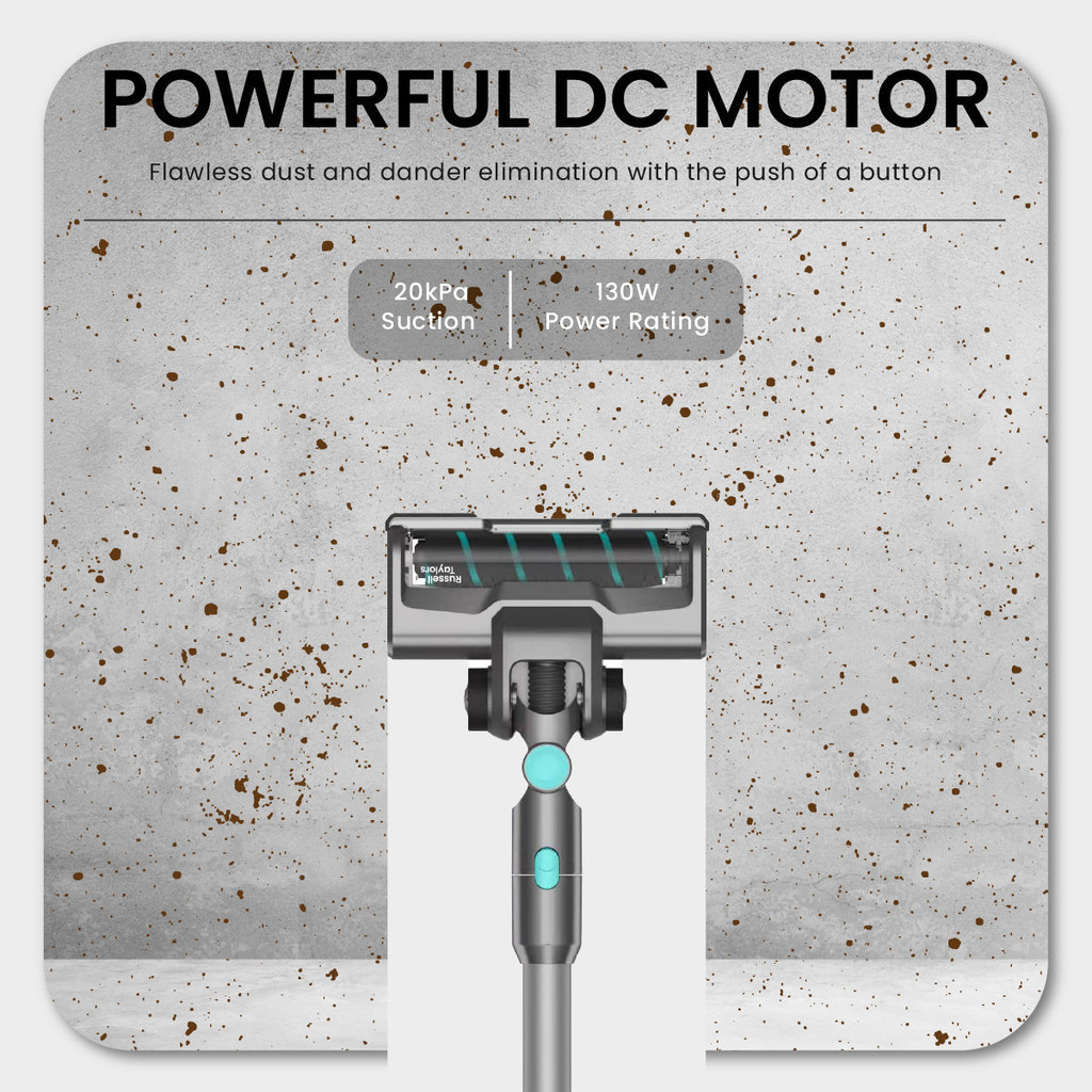 Russell Taylors 130W Cyclone Cordless Vacuum Cleaner V7 | Rechargable  Battery | 3 Power Mode | Powerful DC Motor | Vacuum Cleaner with 2 Year Warranty