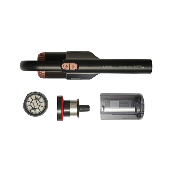 KHIND 250W Cordless Stick Vacuum Cleaner VC9675PRO | High Suction Power | Powerful Brushless Motor | Low Nosie | 22.2V Li-Ion |  Stick Vacuum with  2 Year Warranty