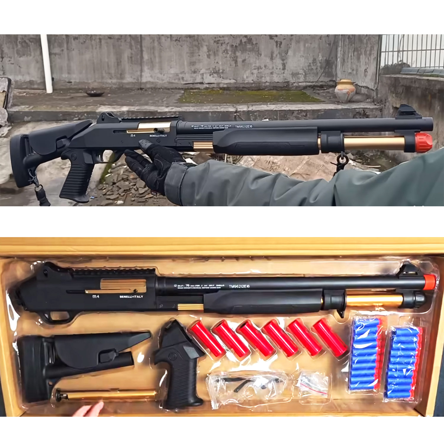 UDL xm1014 ショットガン風おもちゃ銃 散弾銃