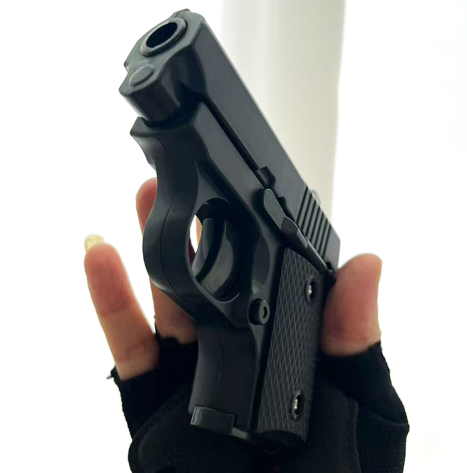 モデルガン、平均価格248円のおもちゃの銃、ミニモデルガン、ブローバック機能付き、弾を発射できない、ロールプレイング、減圧おもちゃの銃