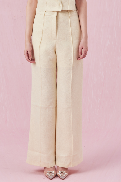 Chantelle Light Yellow Flare Pants