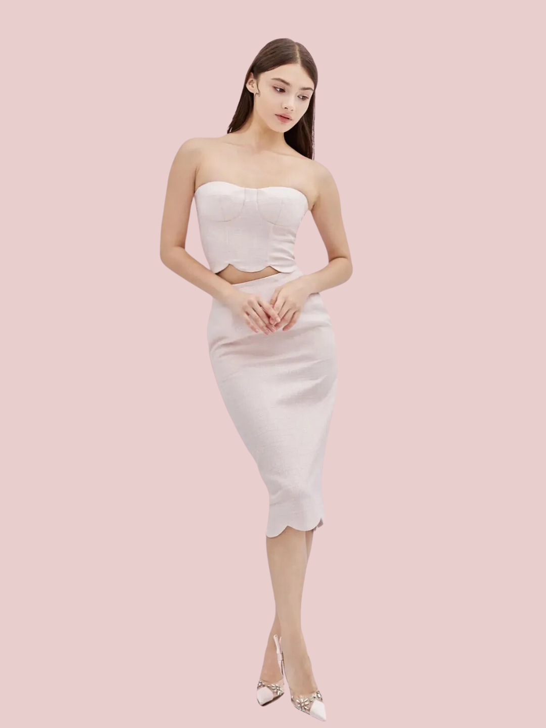 Floretta Pink Tweed Top