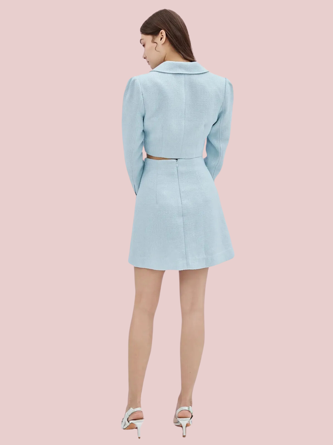 Garnette Blue Tweed Jacket