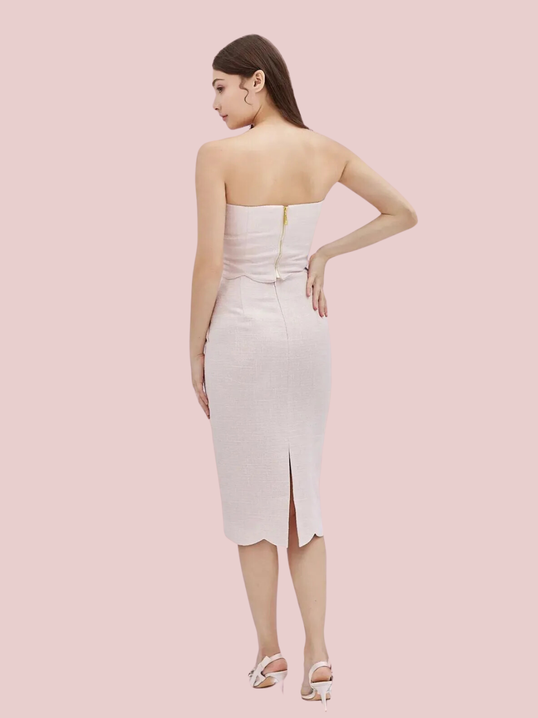 Floretta Pink Tweed Top