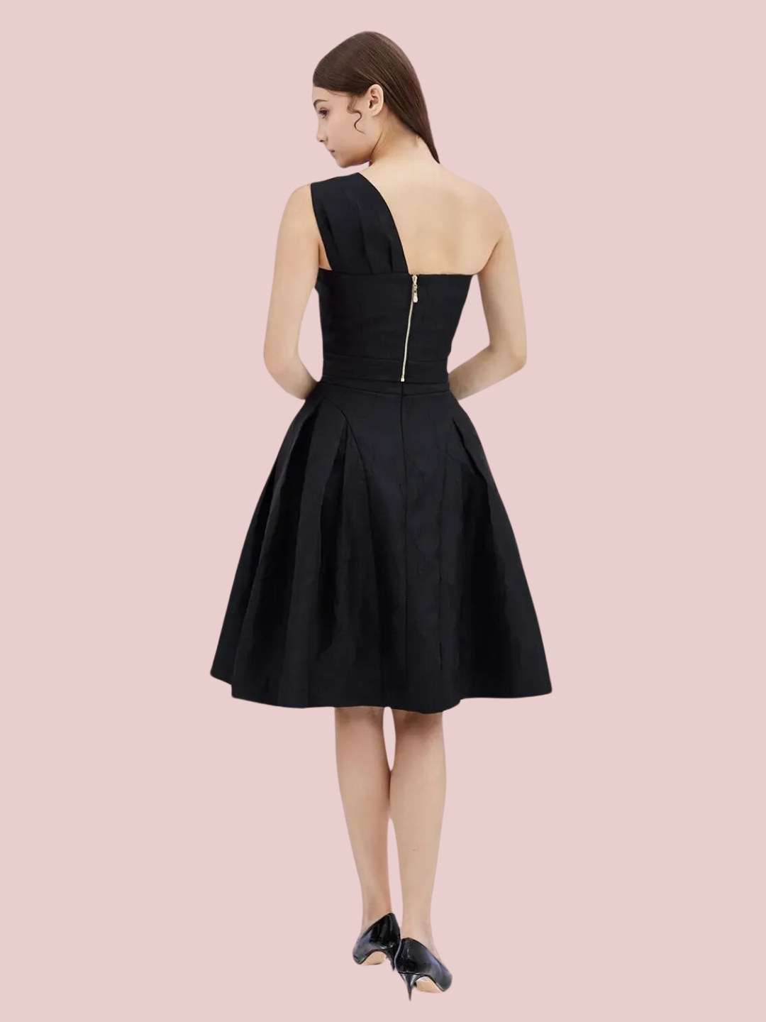 Abrial Black Jacquard Top