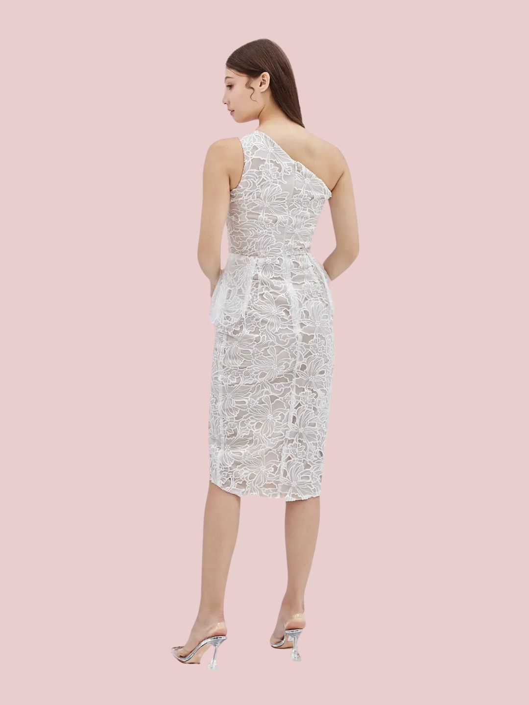Georgean White Lace Dress