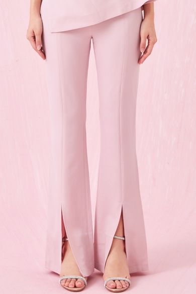 Azure Dusty Pink Satin Pant