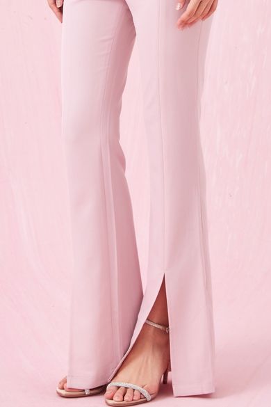 Azure Dusty Pink Satin Pant