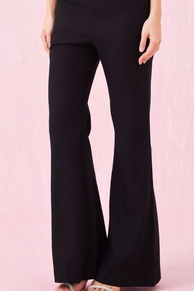 Arnett Black Flare Pant