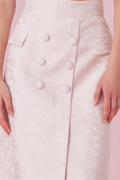 Chantel Pink A-Line Skirt