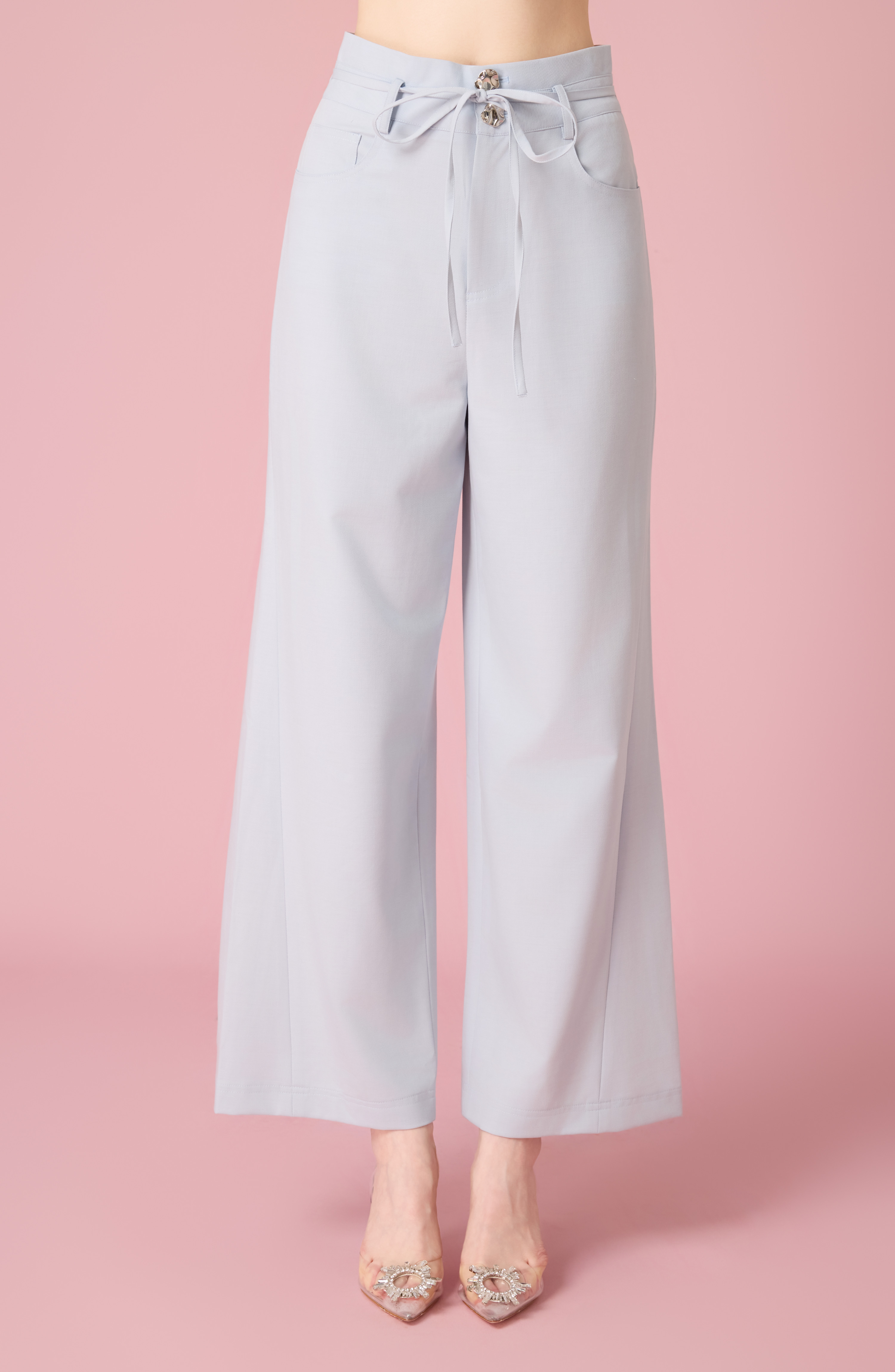 Chauntay Light Blue Wide Leg Pants