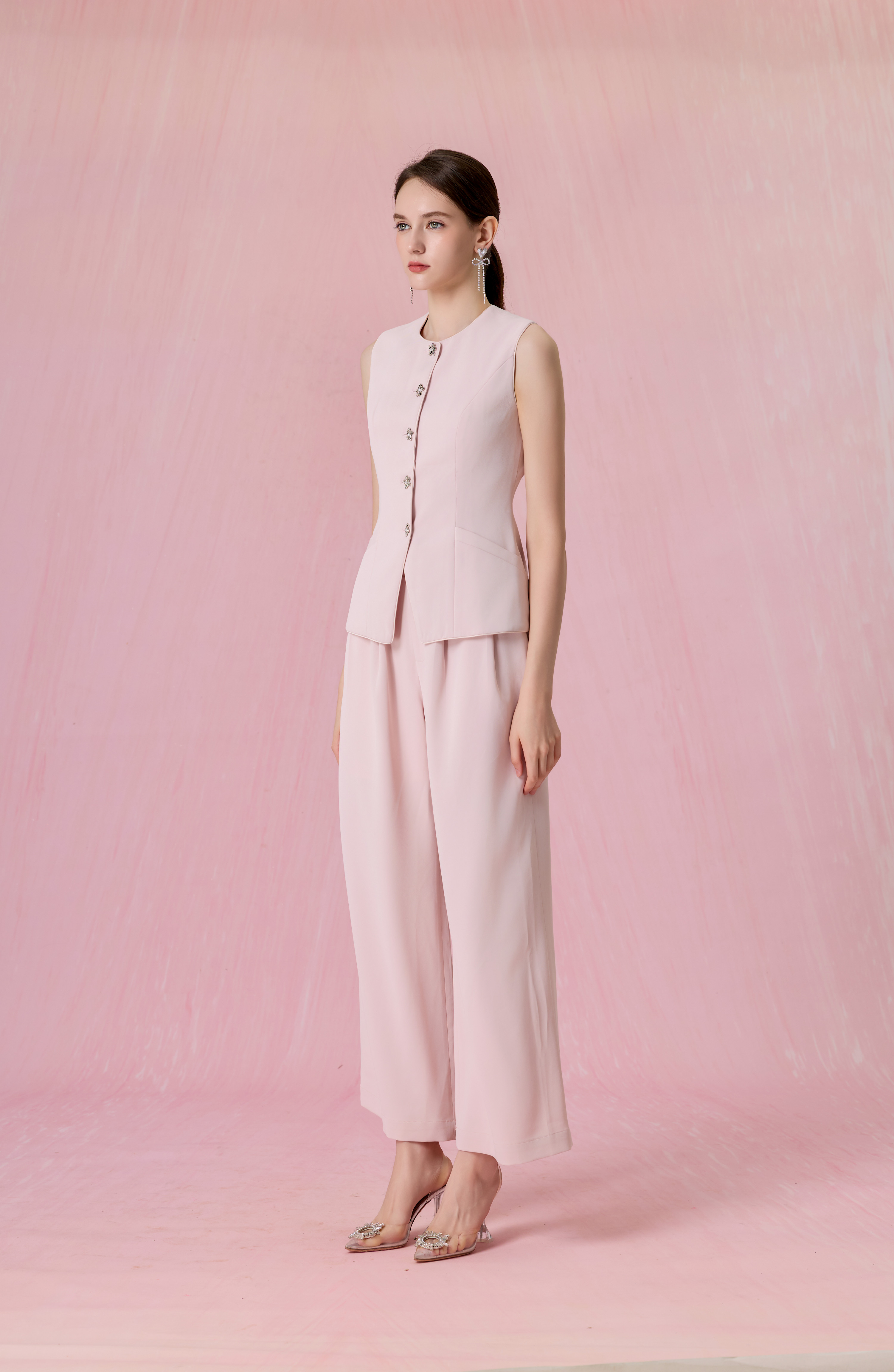 Cheralin Pink Pleated Pants
