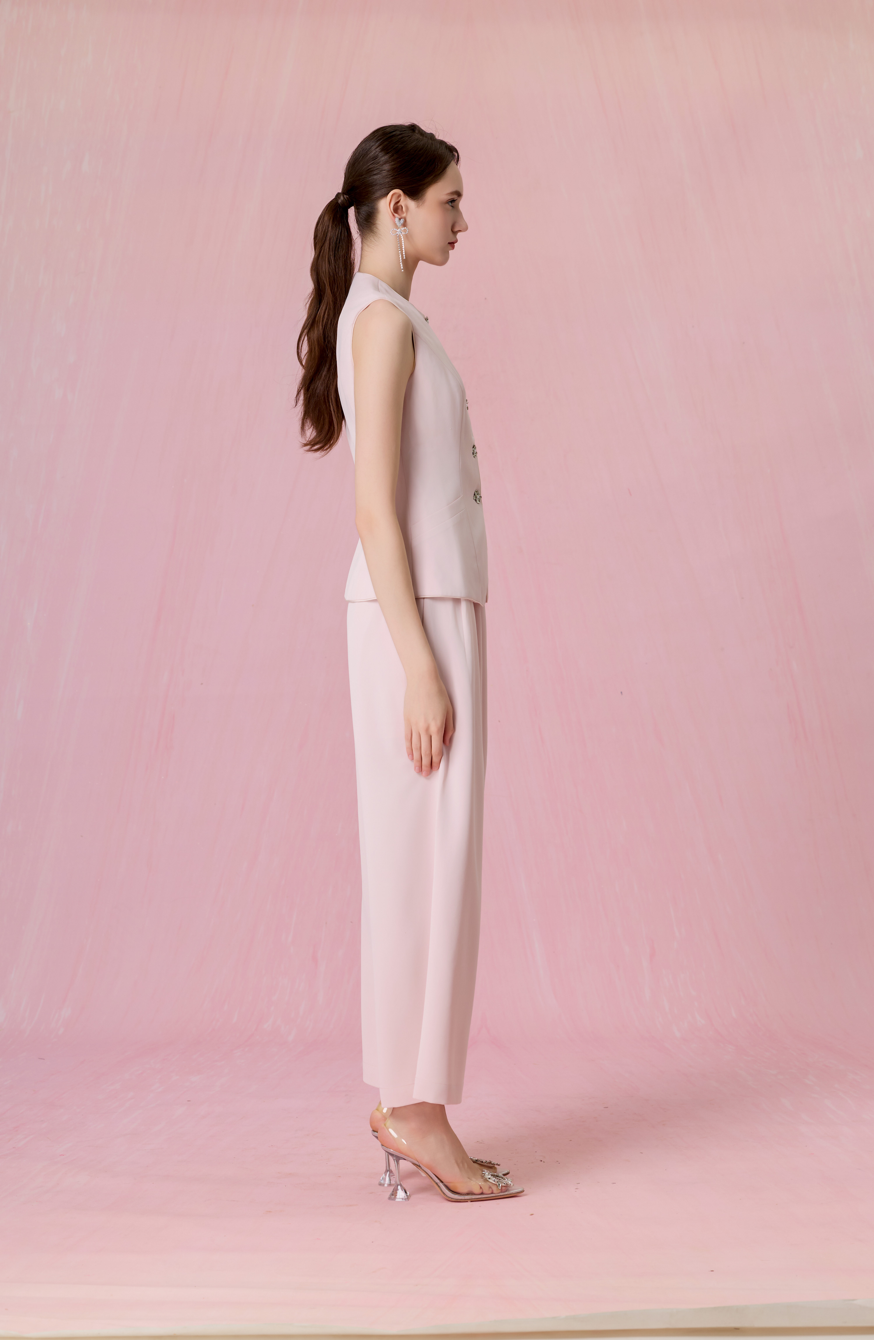 Cheralin Pink Pleated Pants