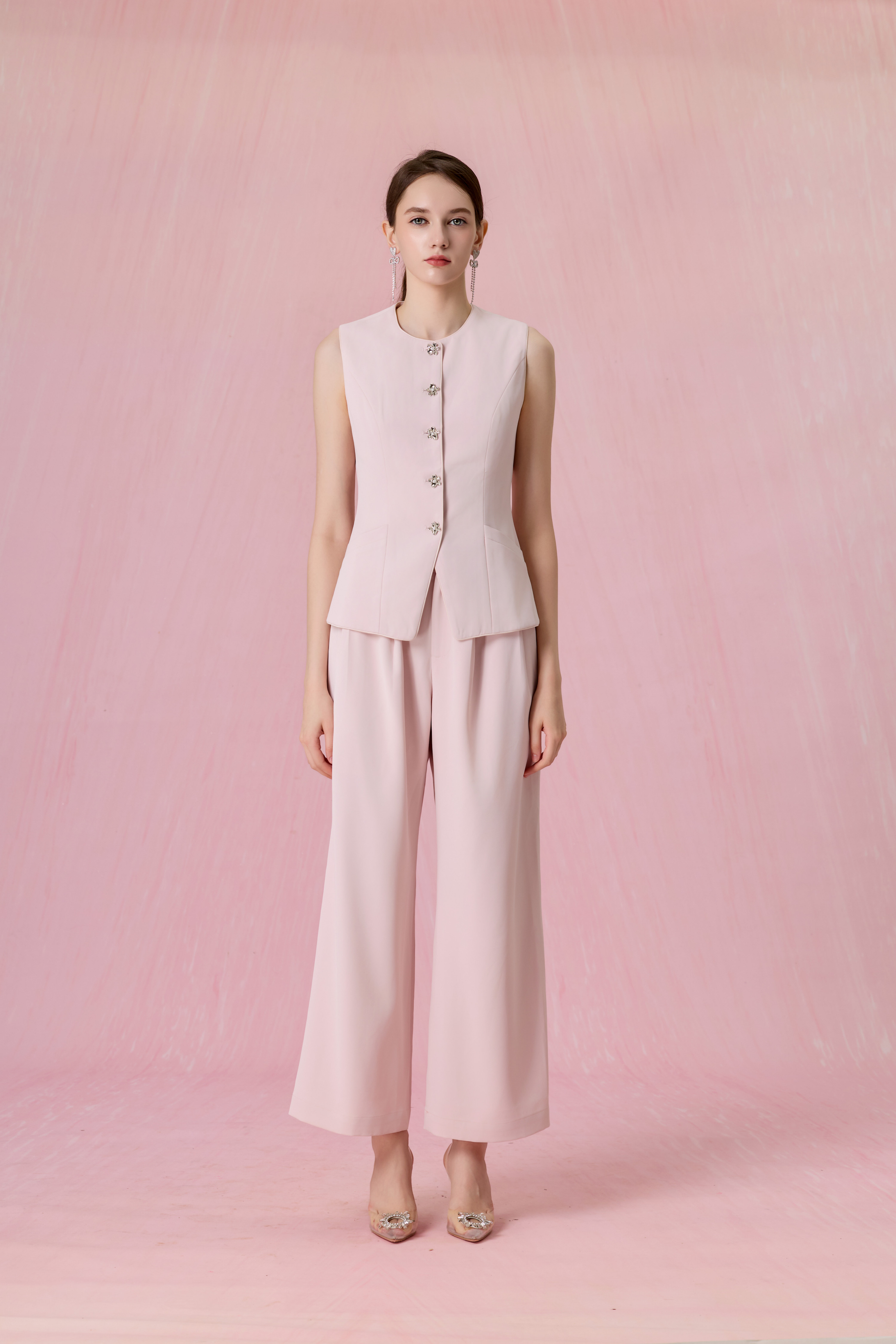 Cheralin Pink Pleated Pants