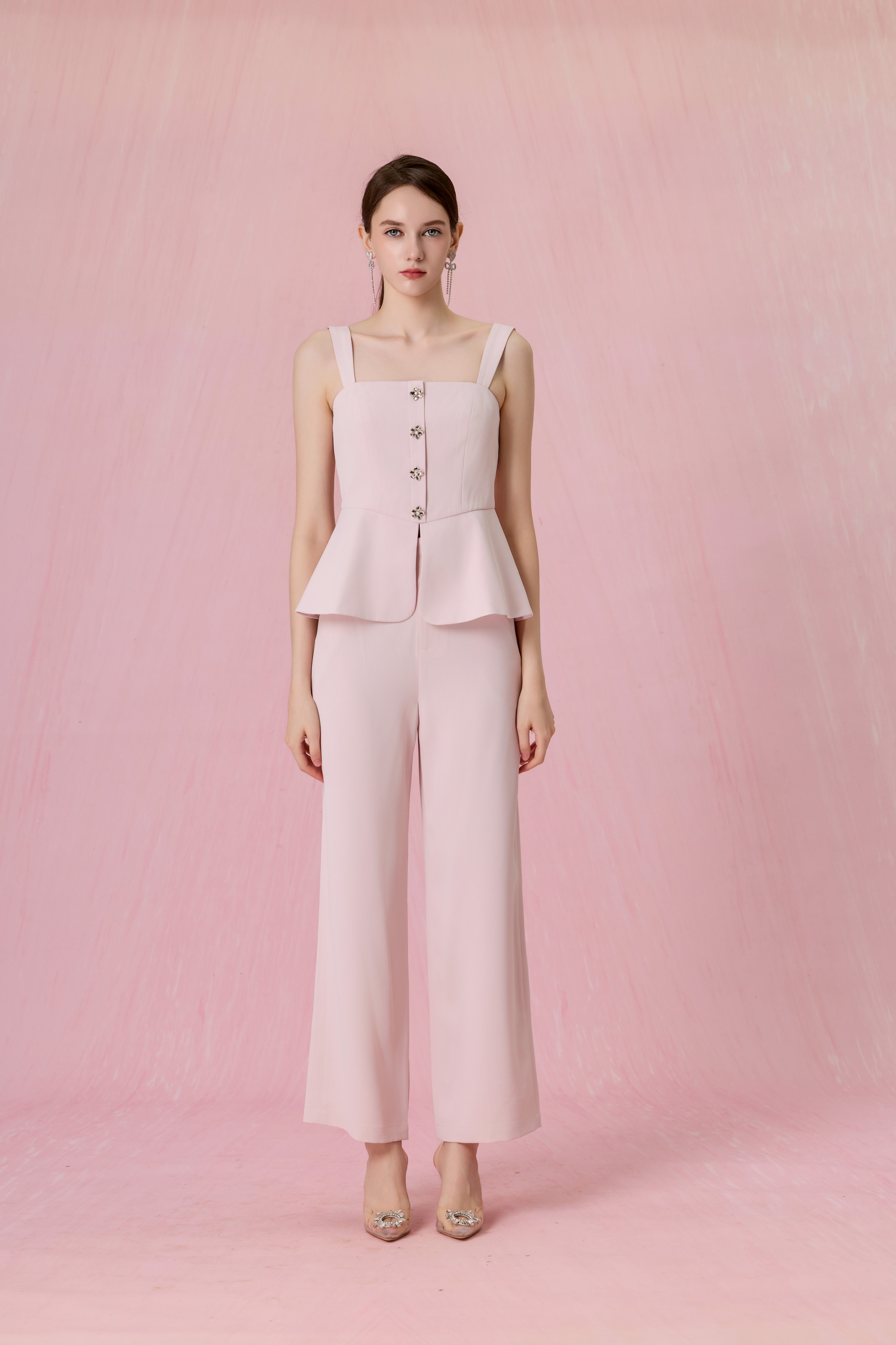 Charelin Pink Straight Pants