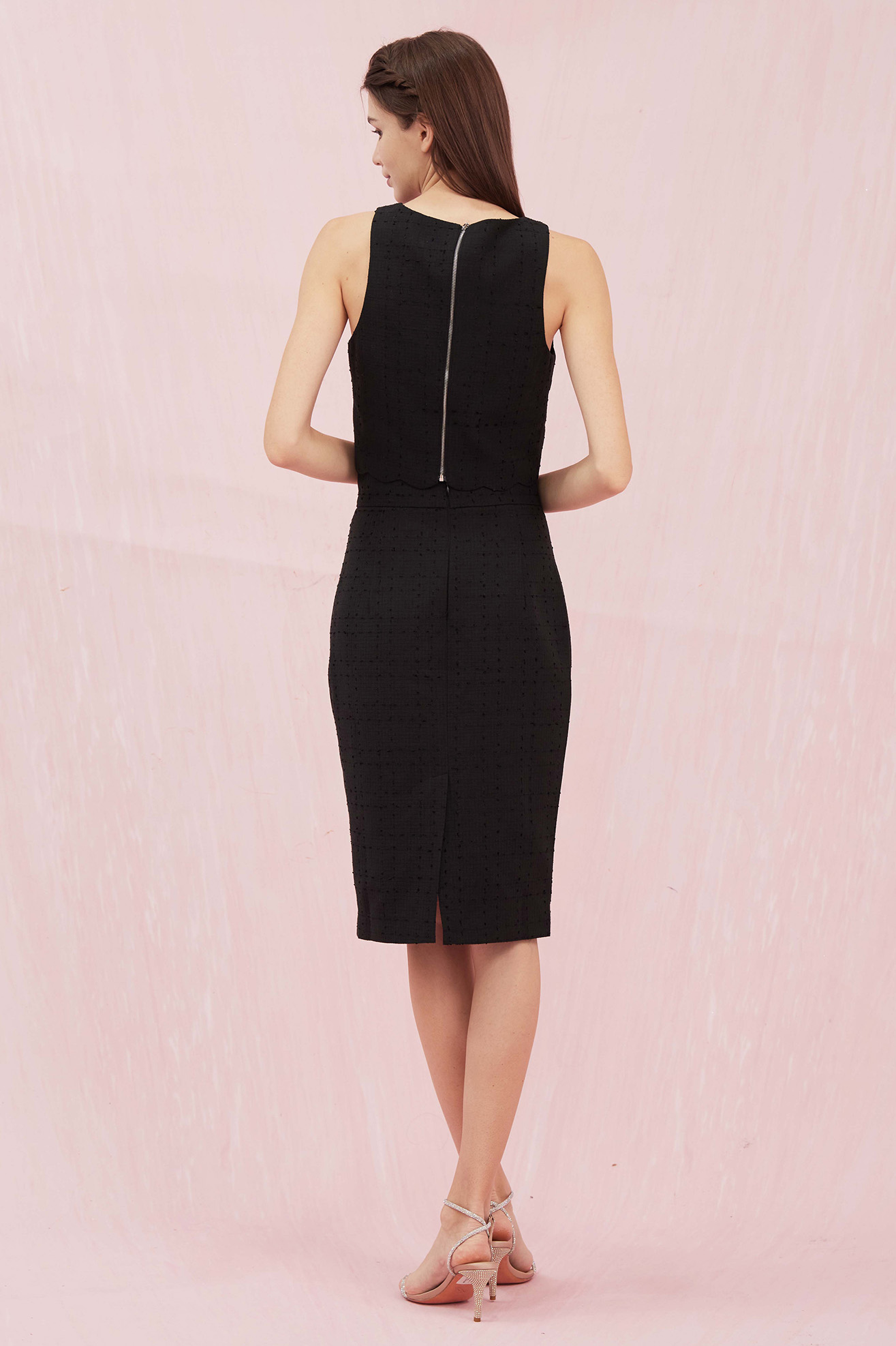 Gavriela Black Tweed Skirt