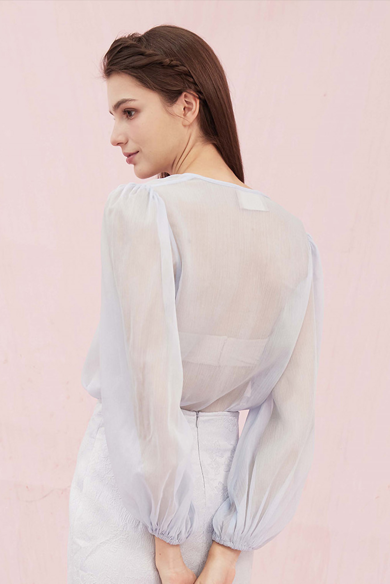 Brucine Blue Long Sleeve Top