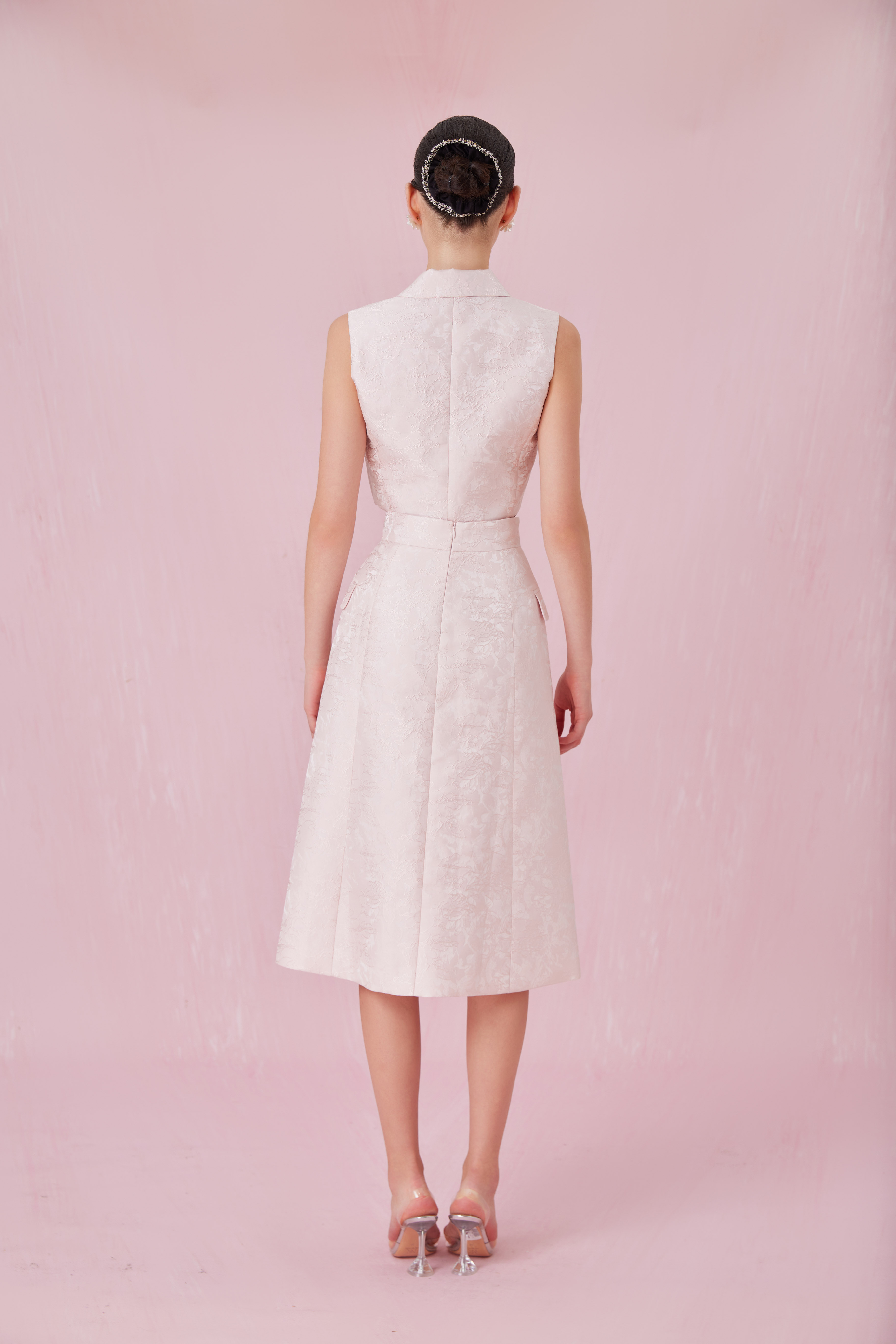 Chantel Pink A-Line Skirt