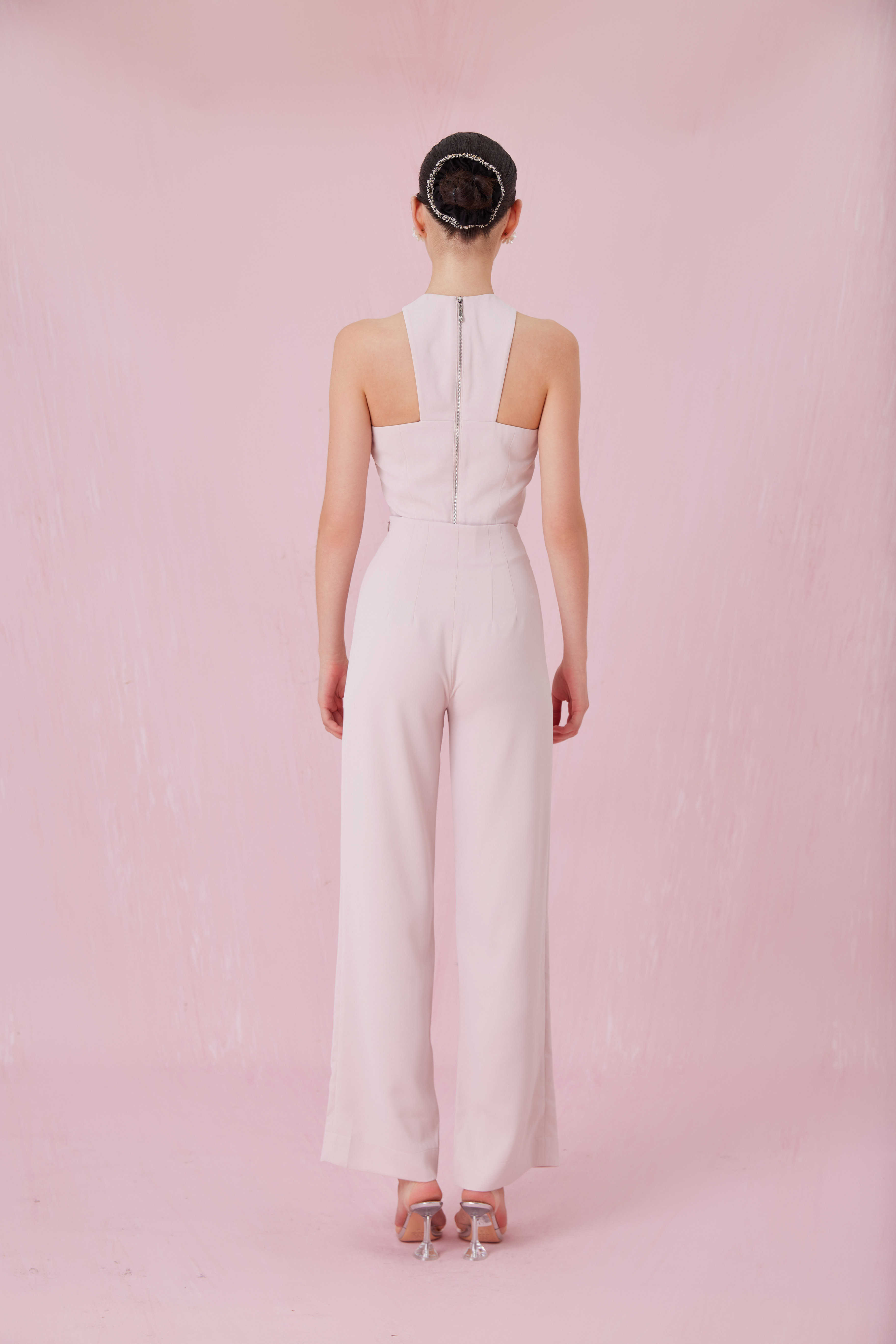 Chantille Pink Padded Halter Top