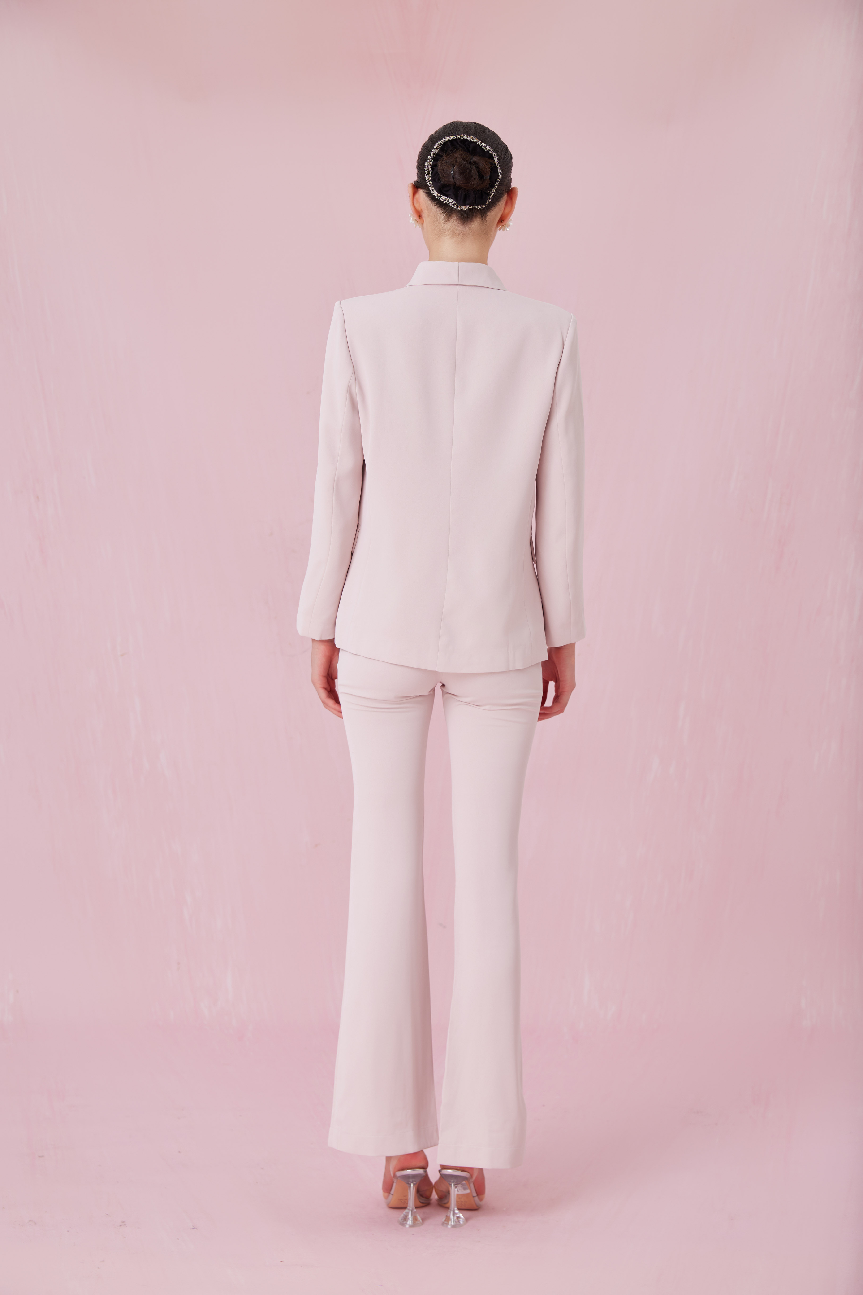Chanteau Pink Flared Pants