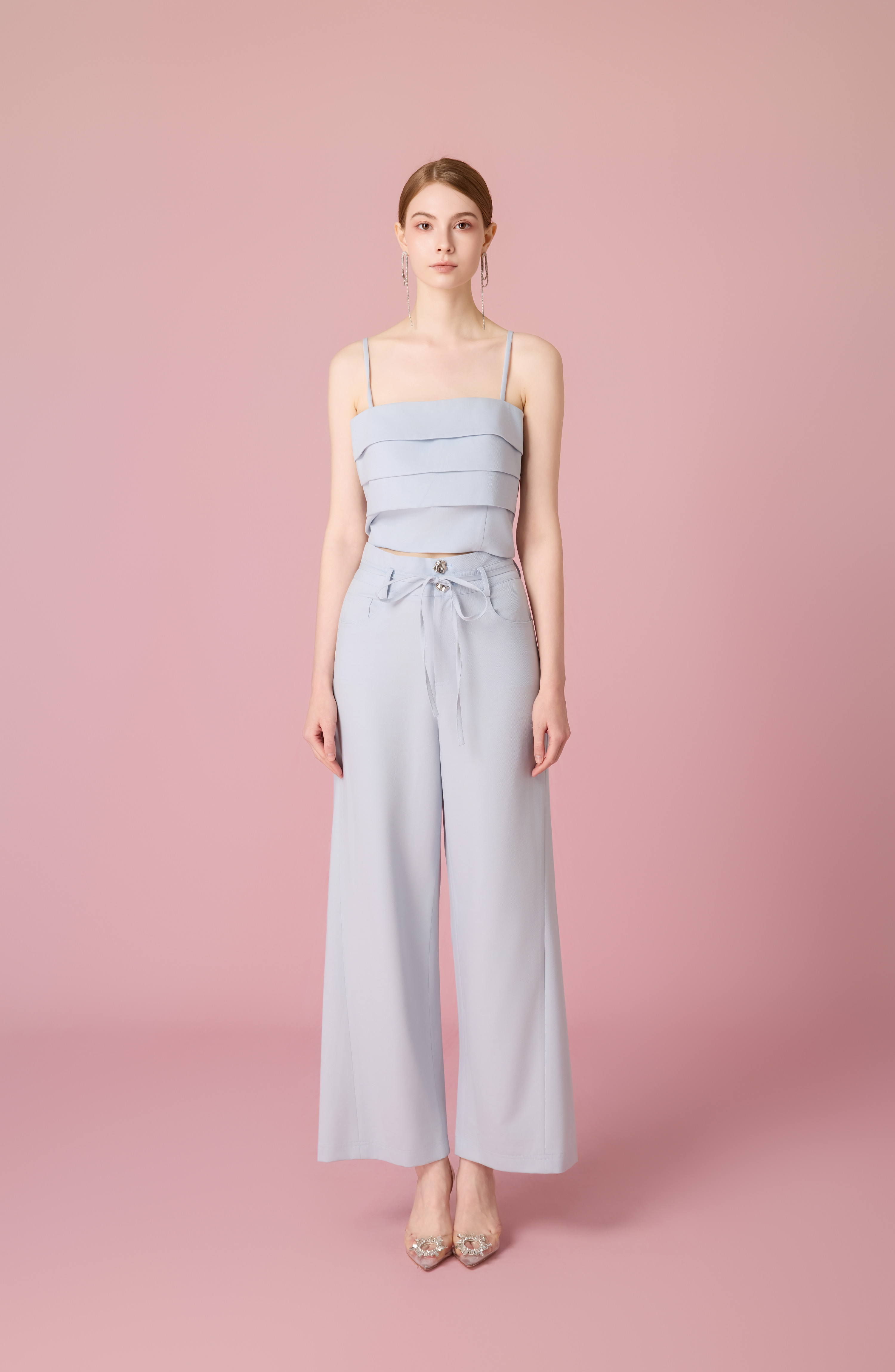 Chauntay Light Blue Wide Leg Pants