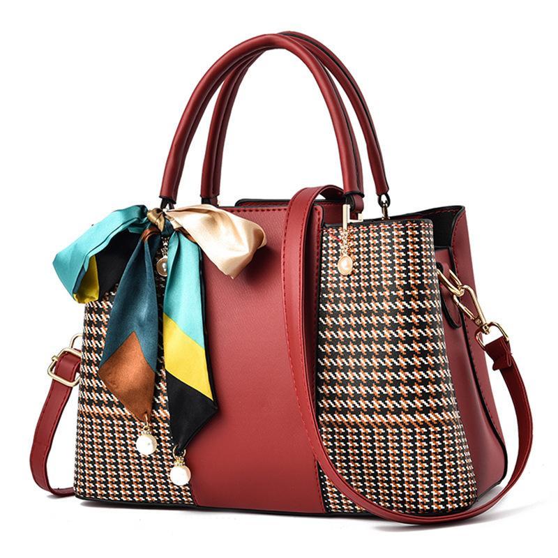 Stitching Fashion Large-capacity Bag mySite
