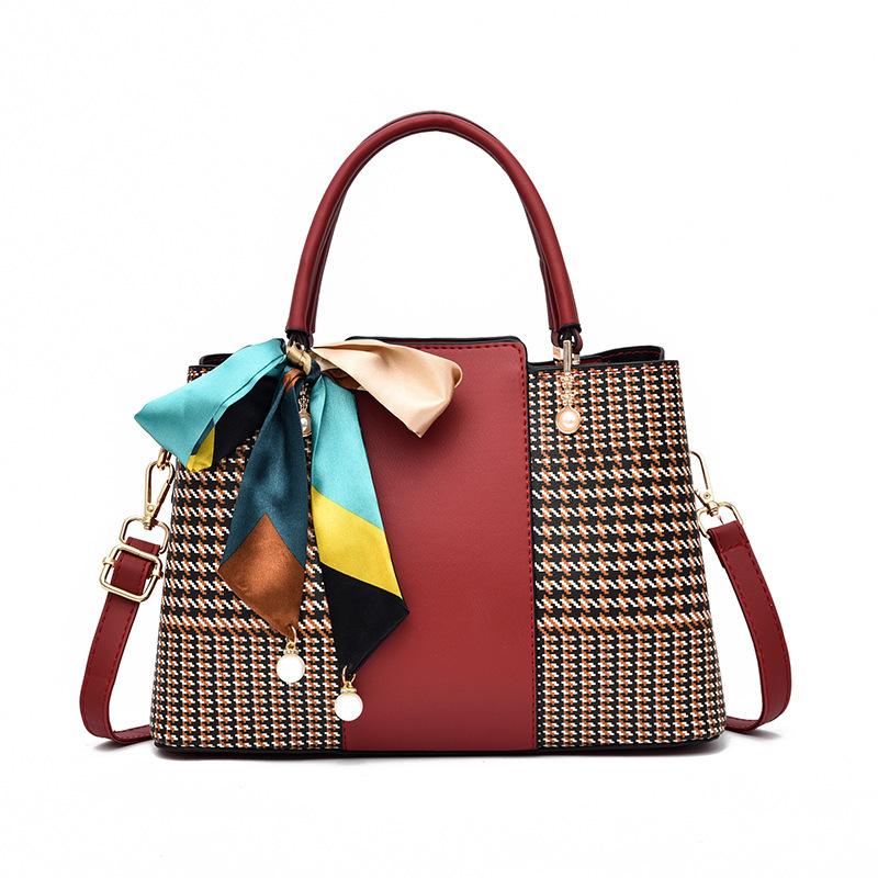 Stitching Fashion Large-capacity Bag mySite