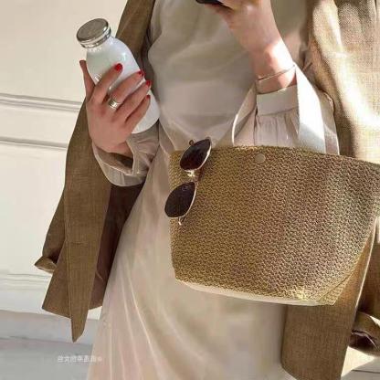IG Seaside Summer Beach Vacation Wild Woven Retro Handbag mySite