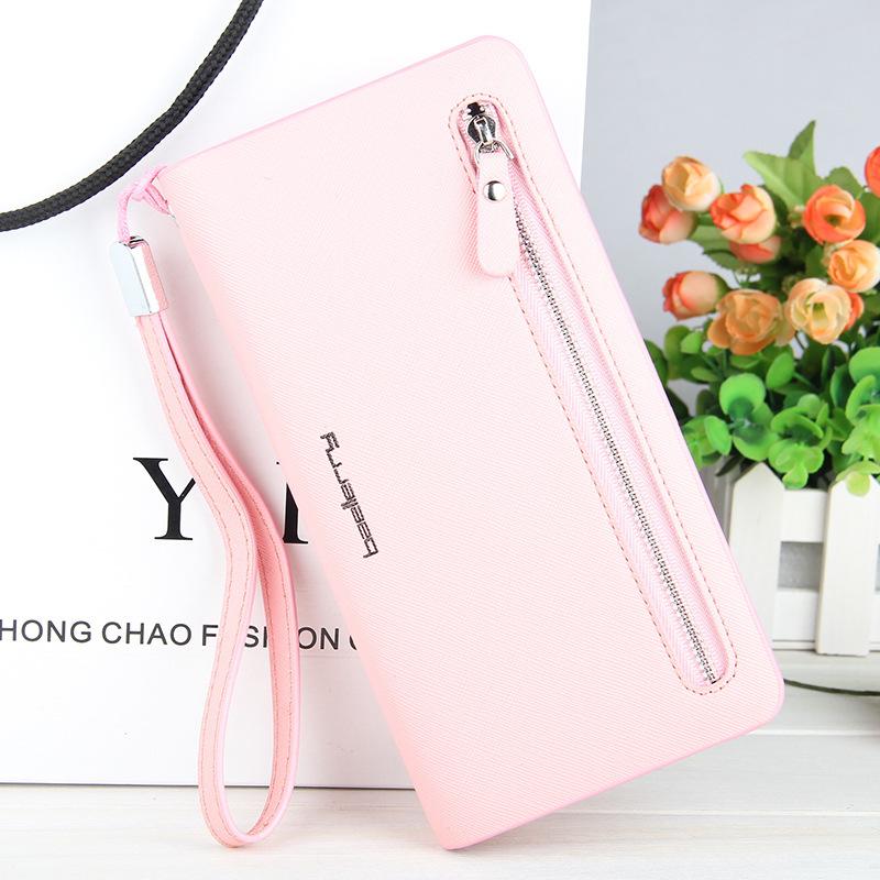Ladies Long Cross Pattern Wallet mySite