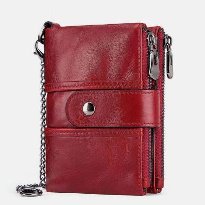 GenuineLeather Anti-theft Retro Wallet mySite