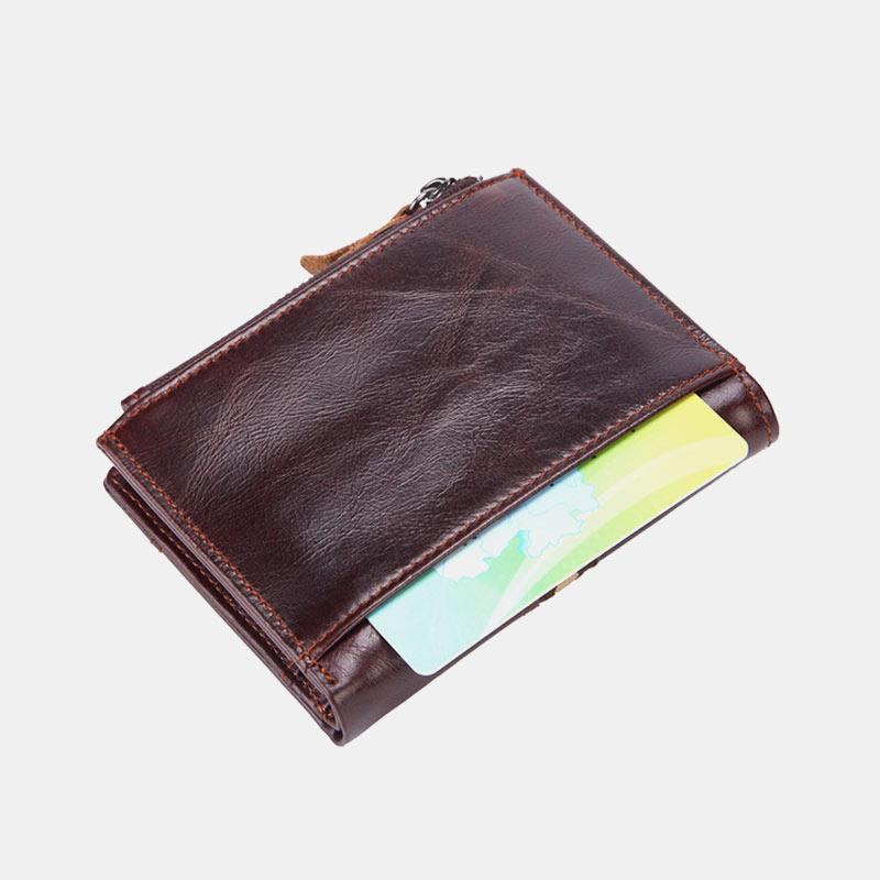 Genuine Leather Multifunctional  Wallet mySite