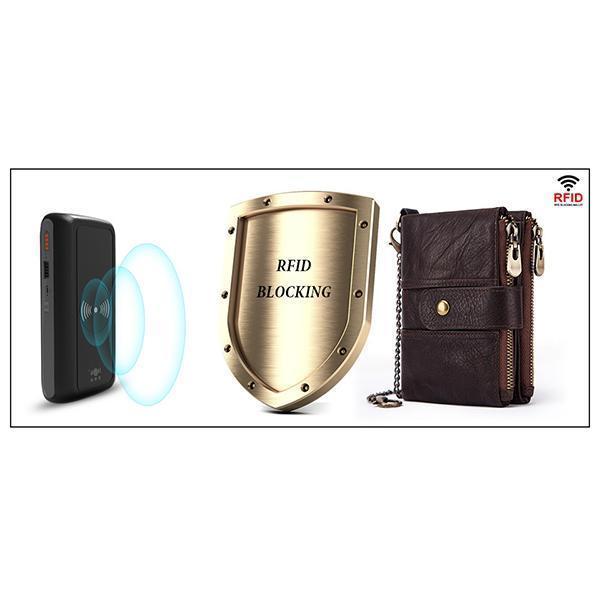 GenuineLeather Anti-theft Retro Wallet mySite