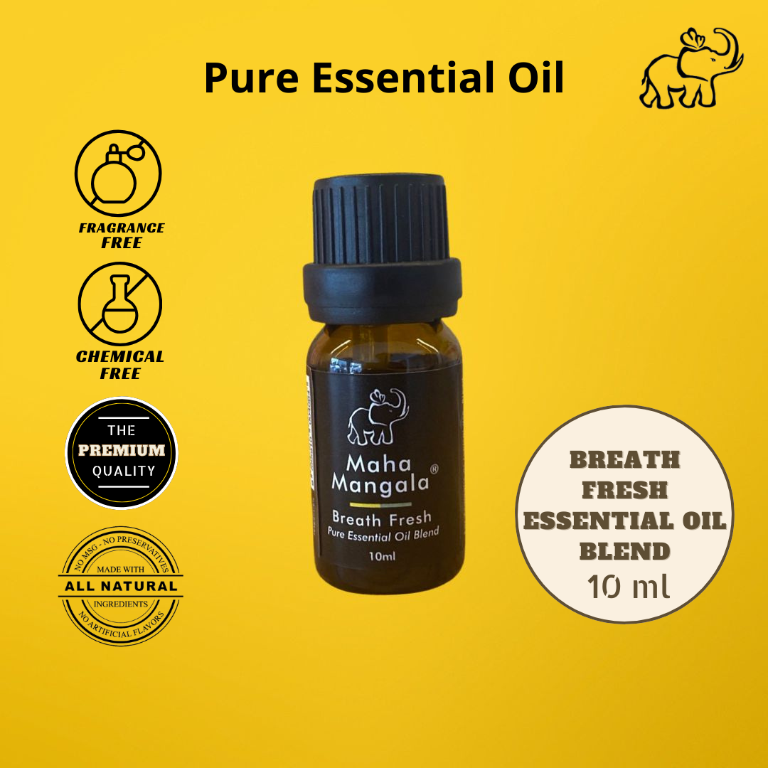 MM Breath Fresh Pure Essential Oil Blend 10ML Natural Pure Essential Oil 大吉祥Breath Fresh纯精油 10毫升天然纯精油