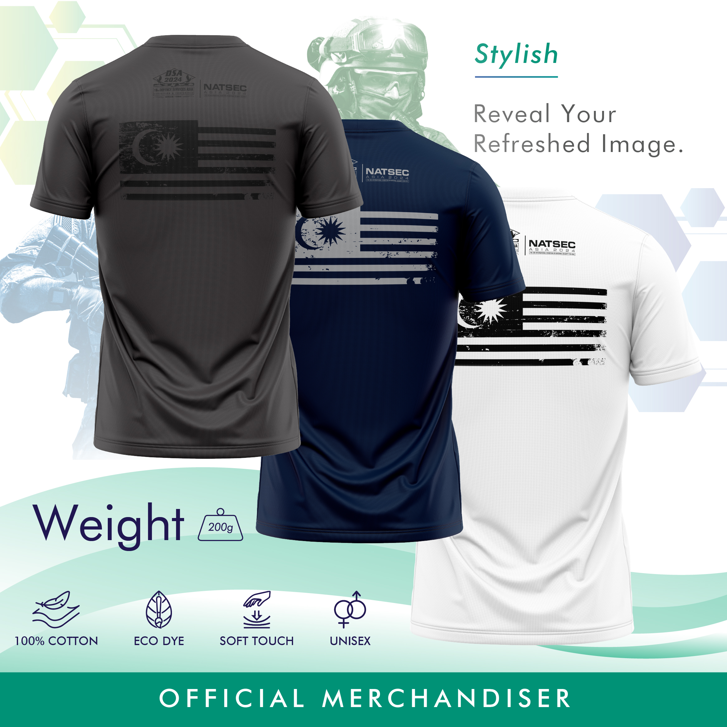 DSA 2024 GRAPHIC TEE FLAG 