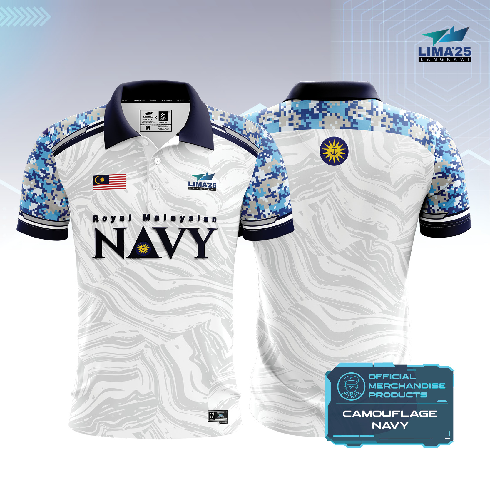 LIMA`25 Camouflage Navy
