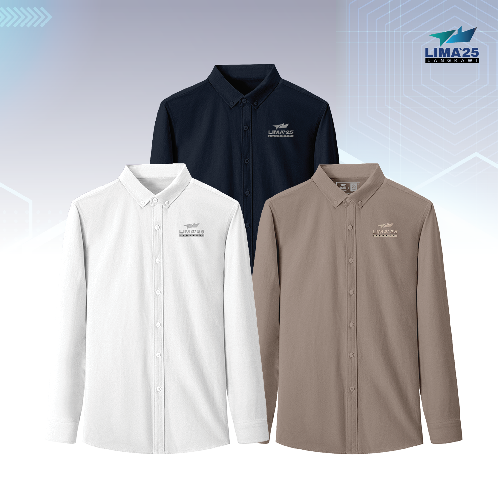 LIMA'25 Oxford Corporate Shirt - Long Sleeve