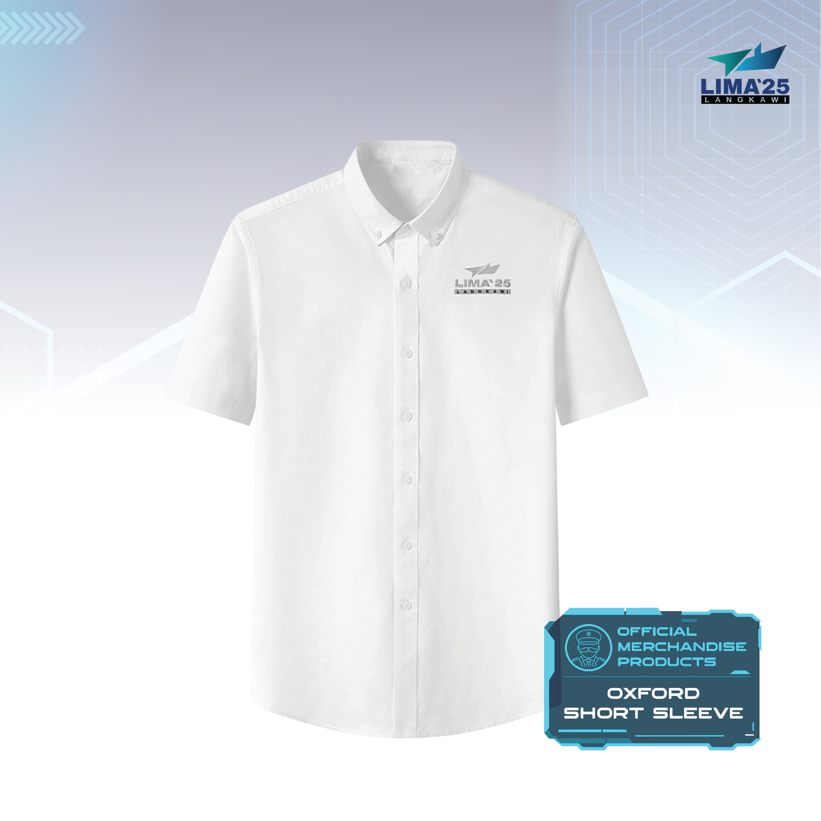 LIMA`25 Oxford Corporate Shirt - Short Sleeve