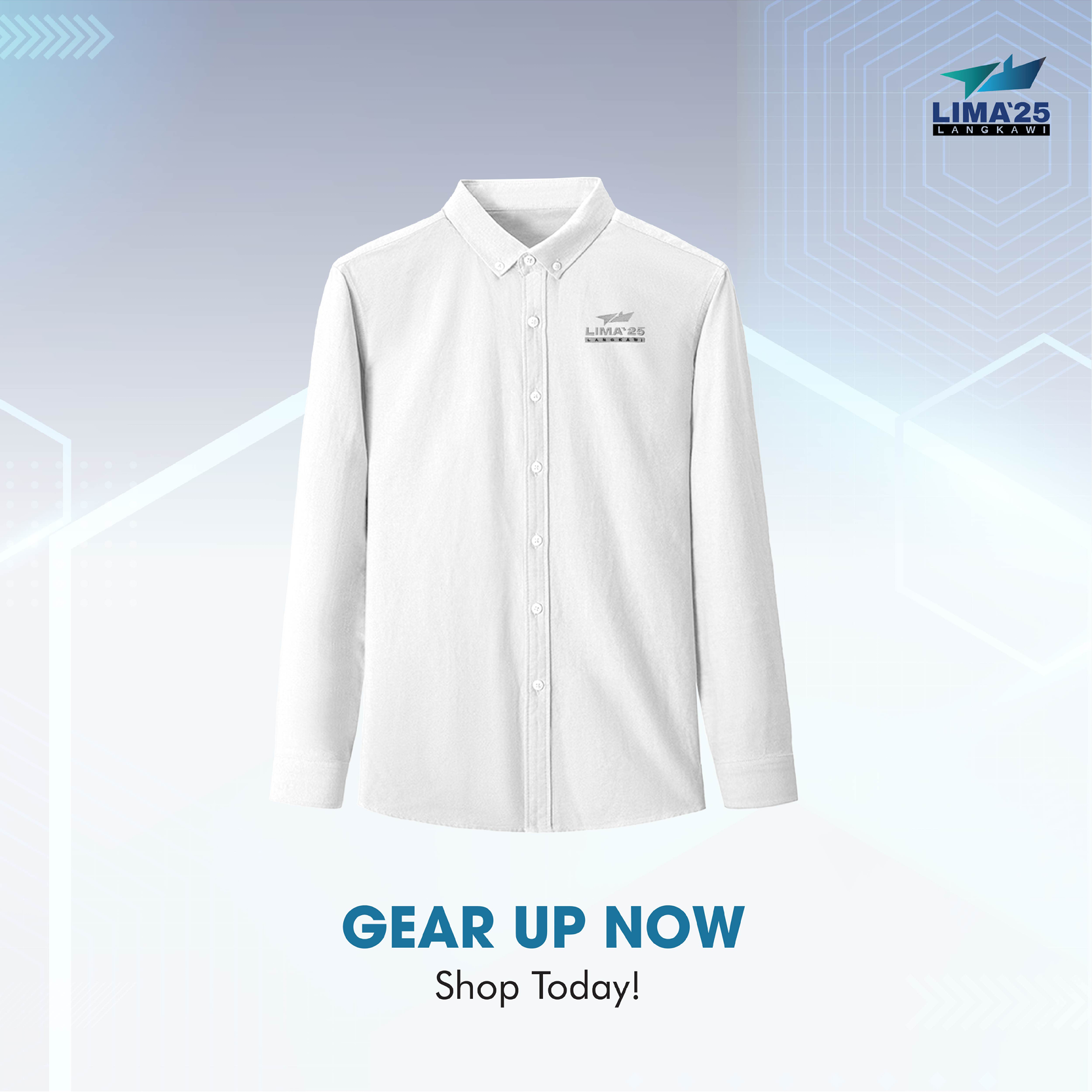 LIMA'25 Oxford Corporate Shirt - Long Sleeve