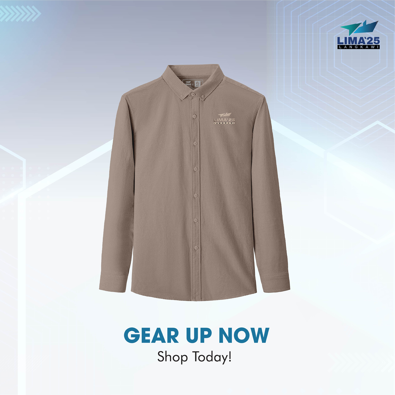 LIMA'25 Oxford Corporate Shirt - Long Sleeve