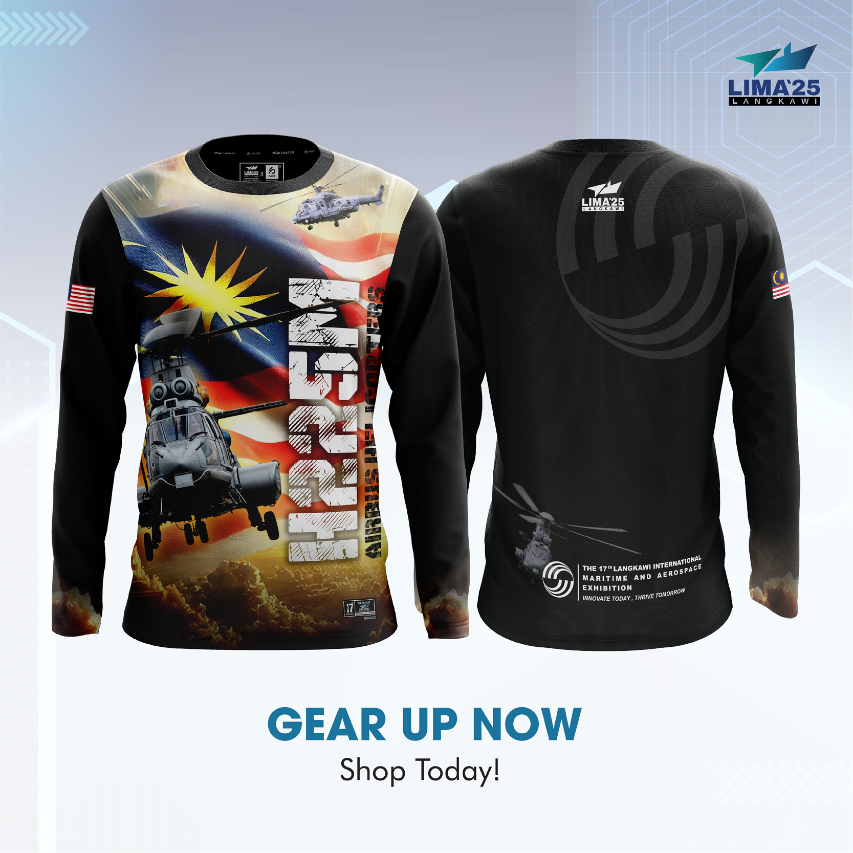 LIMA`25 H22M Airbus Helicopters - Long Sleeve