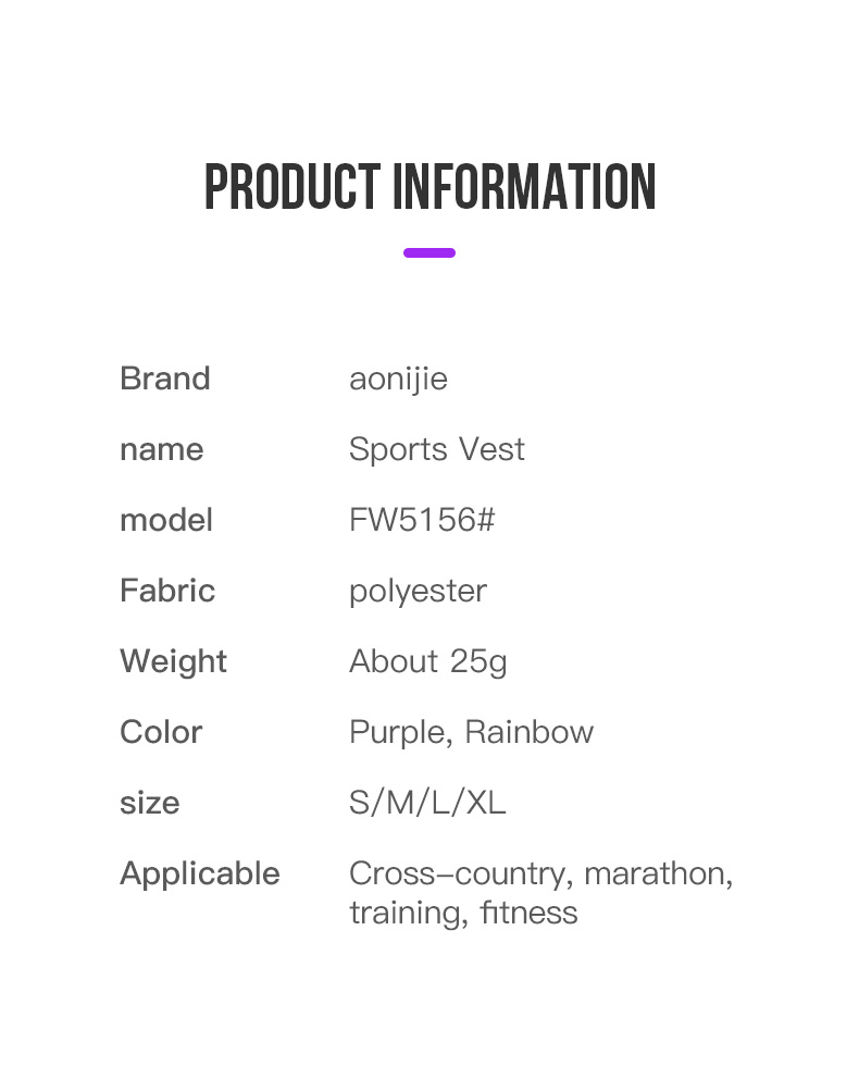 AONIJIE  Running Vest Ladies 