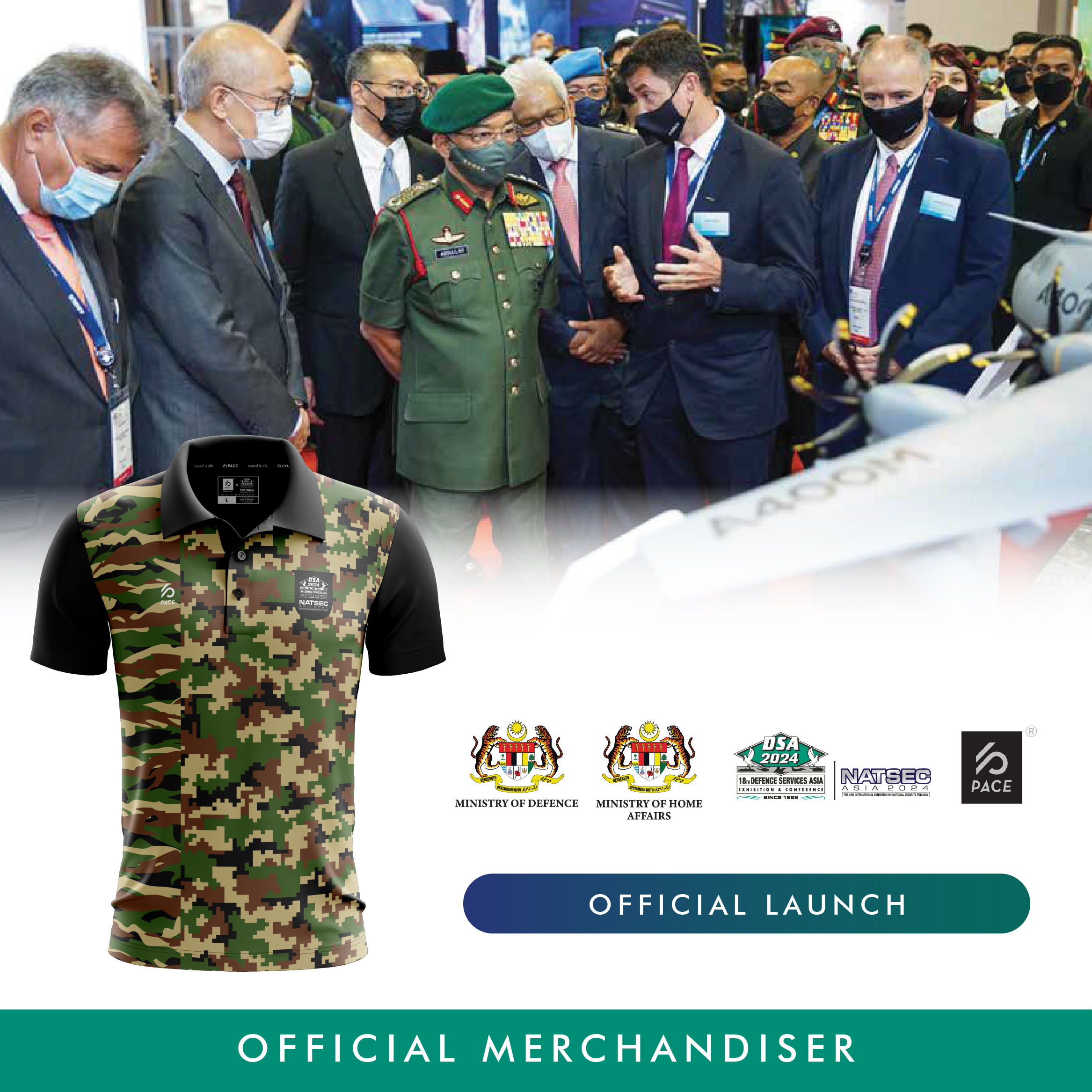 DSA 2024 SHORT SLEEVE SUBLIMATION - TIGER STRIPE X DIGITAL CAMO