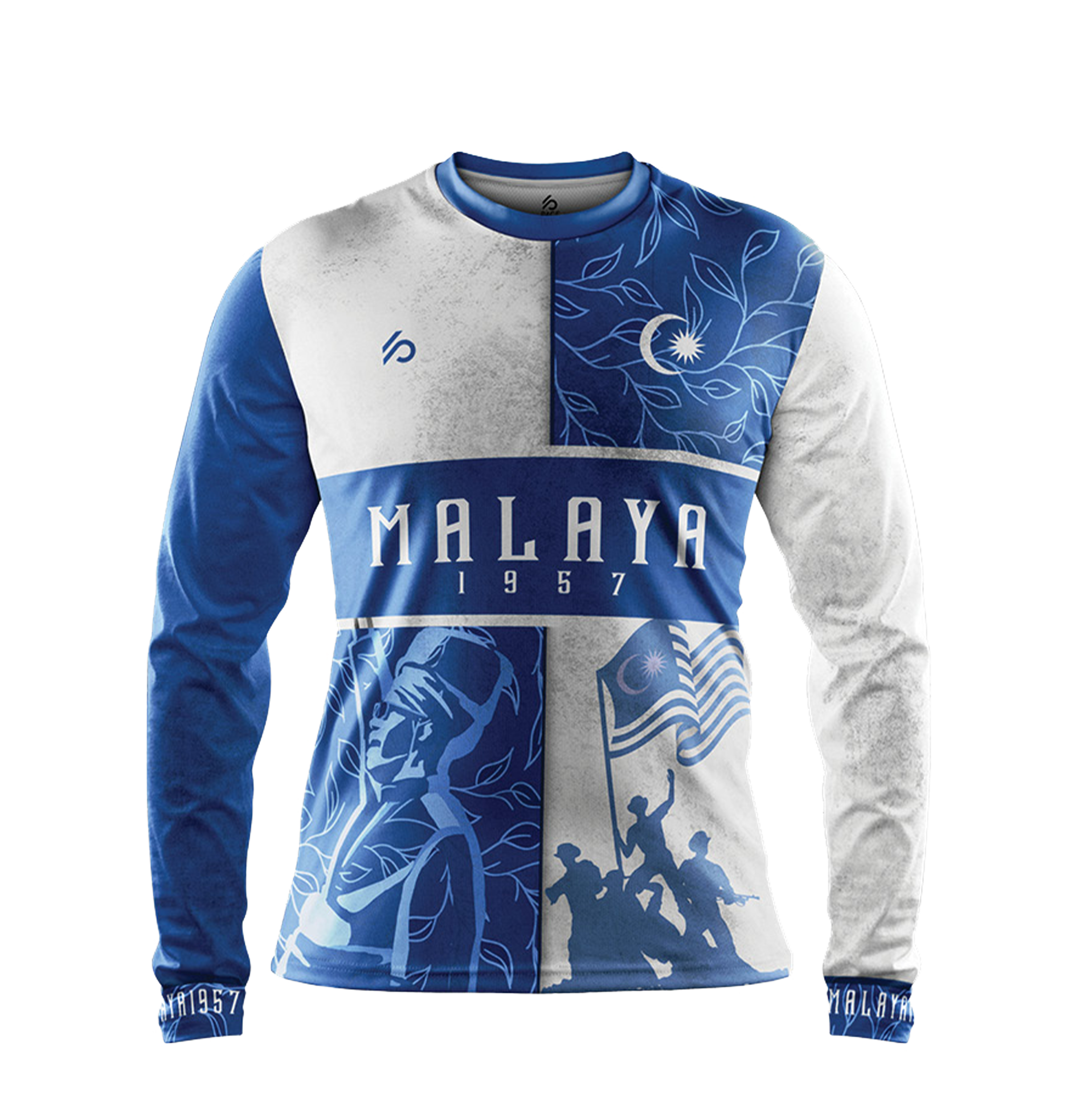 MERDEKA`23 Retro Blue Long Sleeve