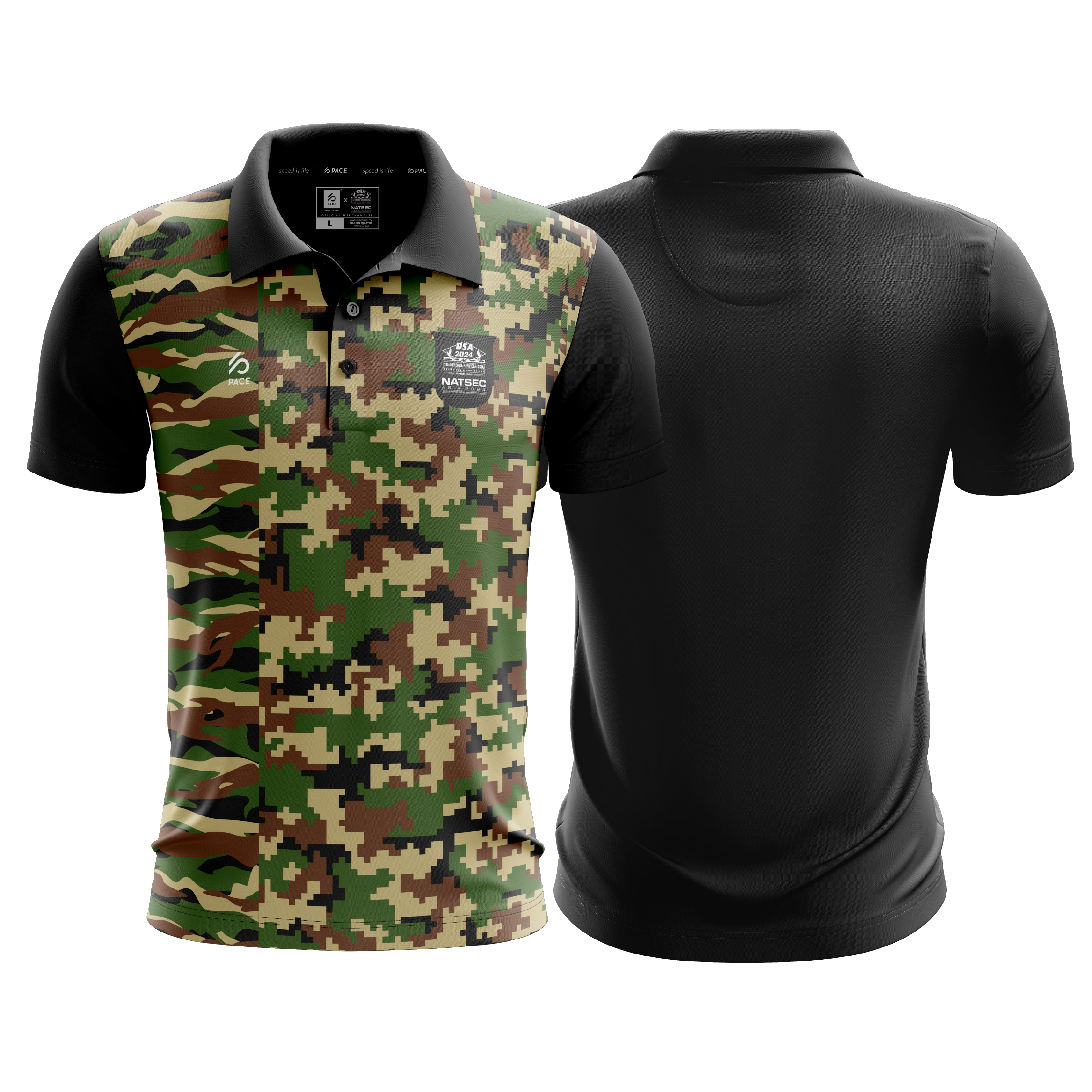 DSA 2024 SHORT SLEEVE SUBLIMATION - TIGER STRIPE X DIGITAL CAMO